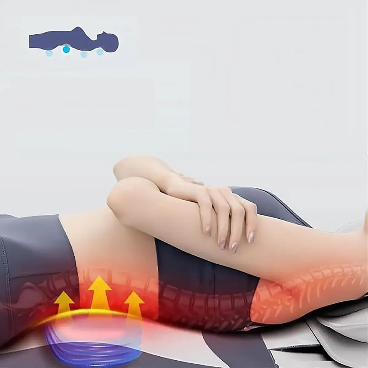 Matelas de massage électrique complet avec compression, vibration et chauffage pour relaxation optimale – Image 6