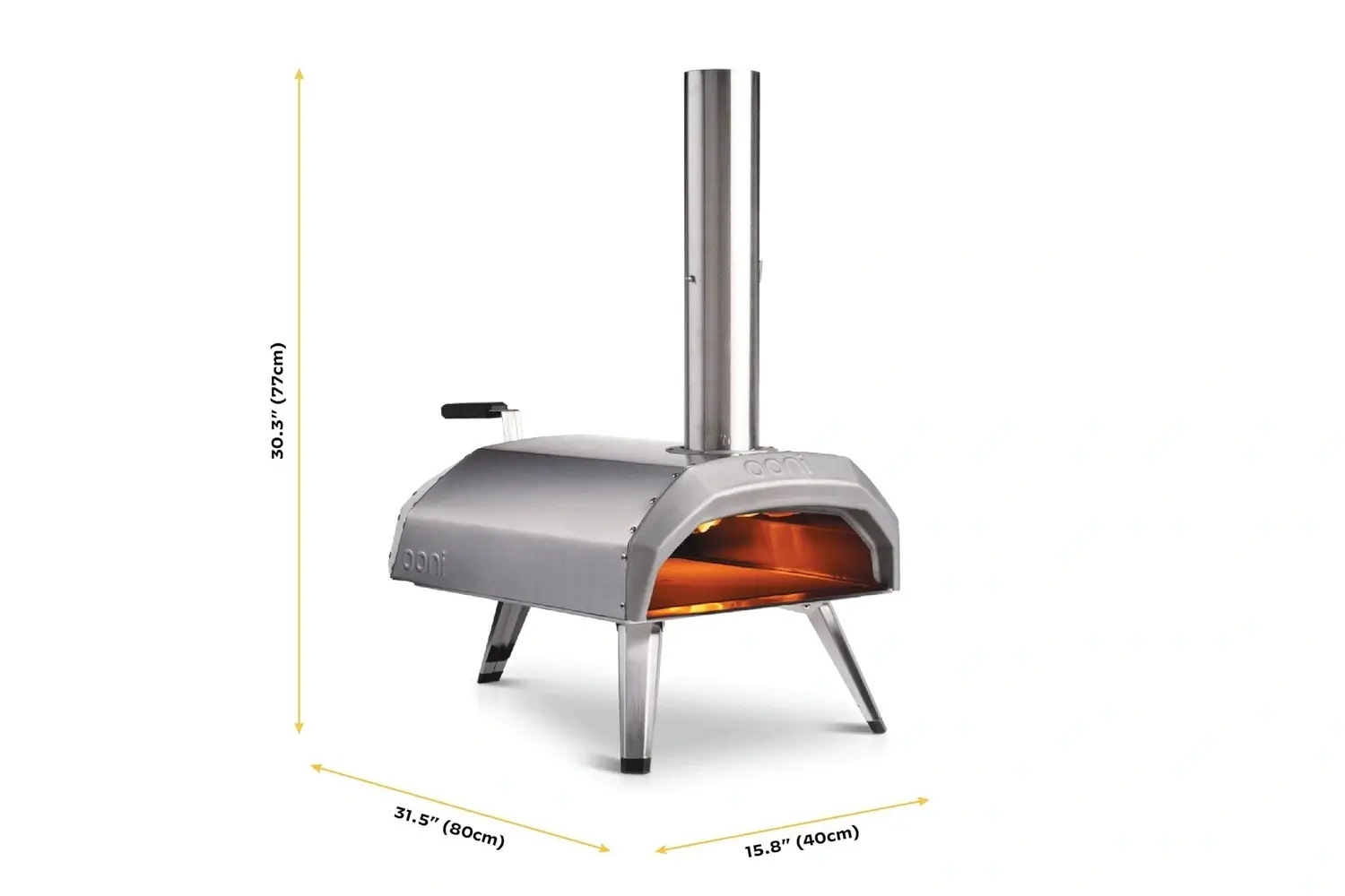 Four à pizza multi-combustible – Bois, charbon ou gaz – Saveur authentique en extérieur – Image 8
