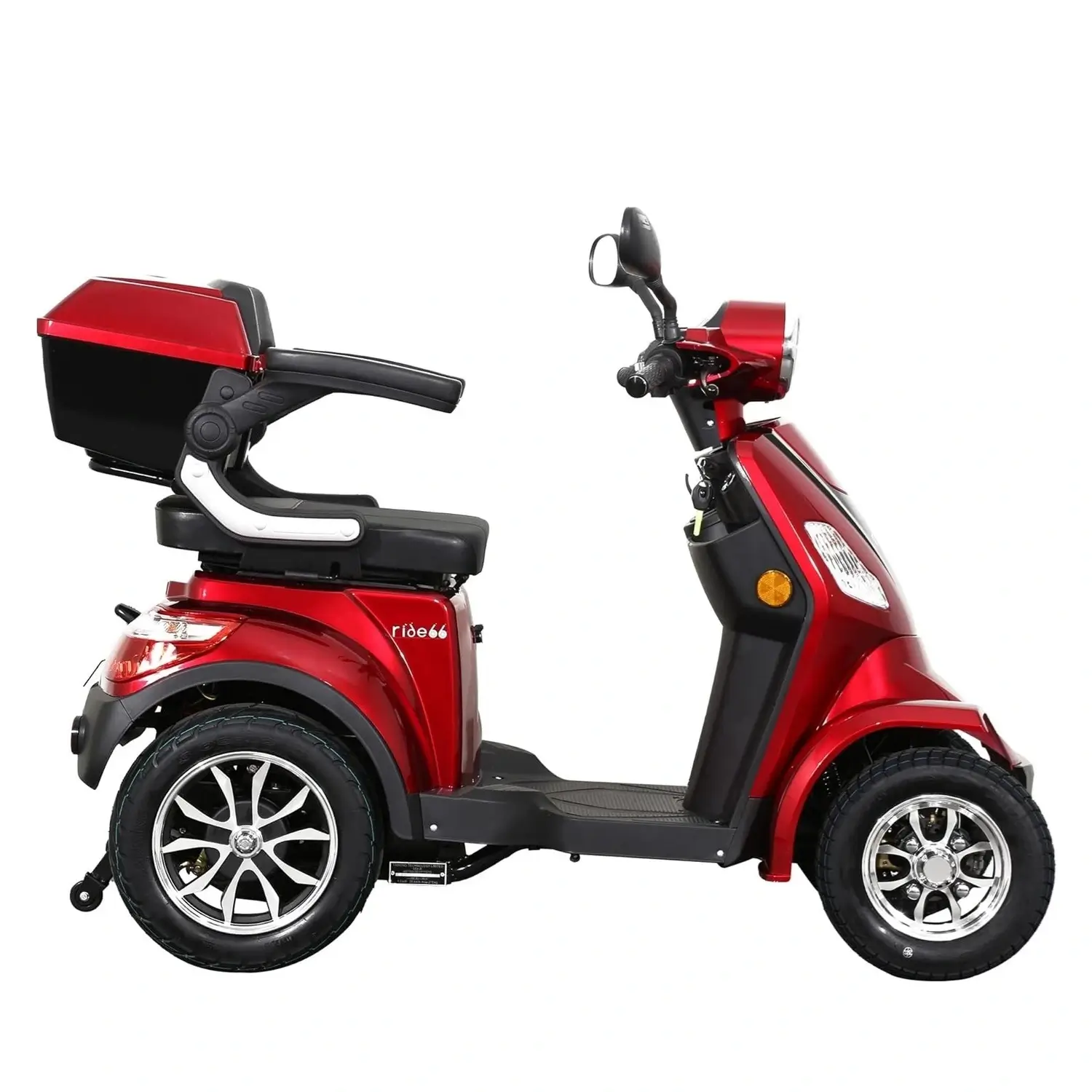 Scooter électrique 4 roues pour seniors offrant grande autonomie et sécurité maximale. – Image 2