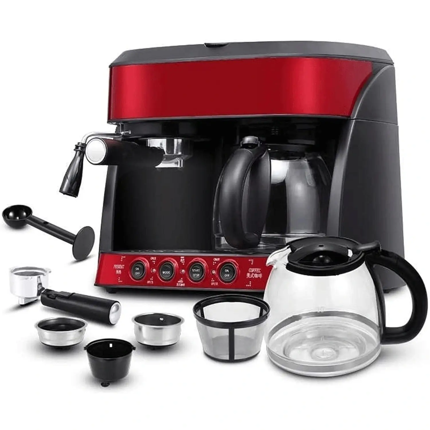 Cafetières avec broyeur intégré – Machine à café automatique pour espresso et cappuccino avec réservoir amovible – Image 2