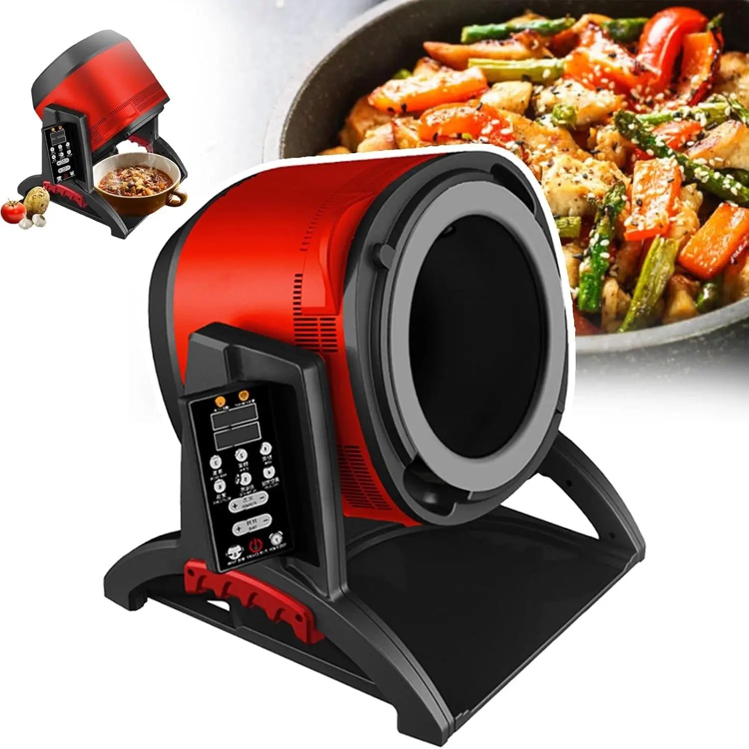 Robot culinaire 2200W – Cuisson automatique rapide et uniforme