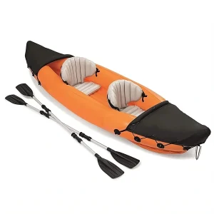 Kayak gonflable 2 places robuste en PVC pour confort et stabilité sur l’eau