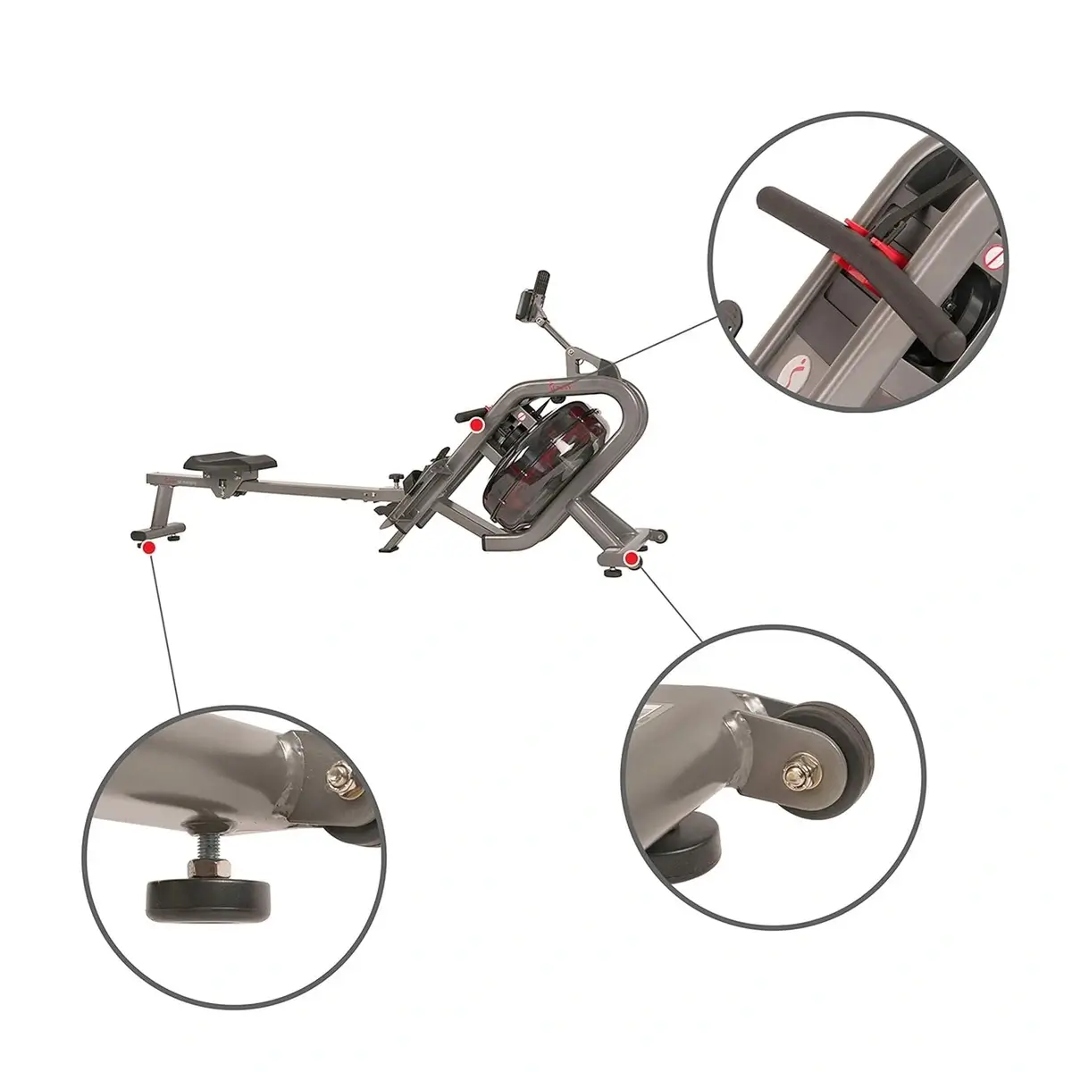 Dual-Resistance Water Rower – A Complete and Comfortable Workout. – Image 5