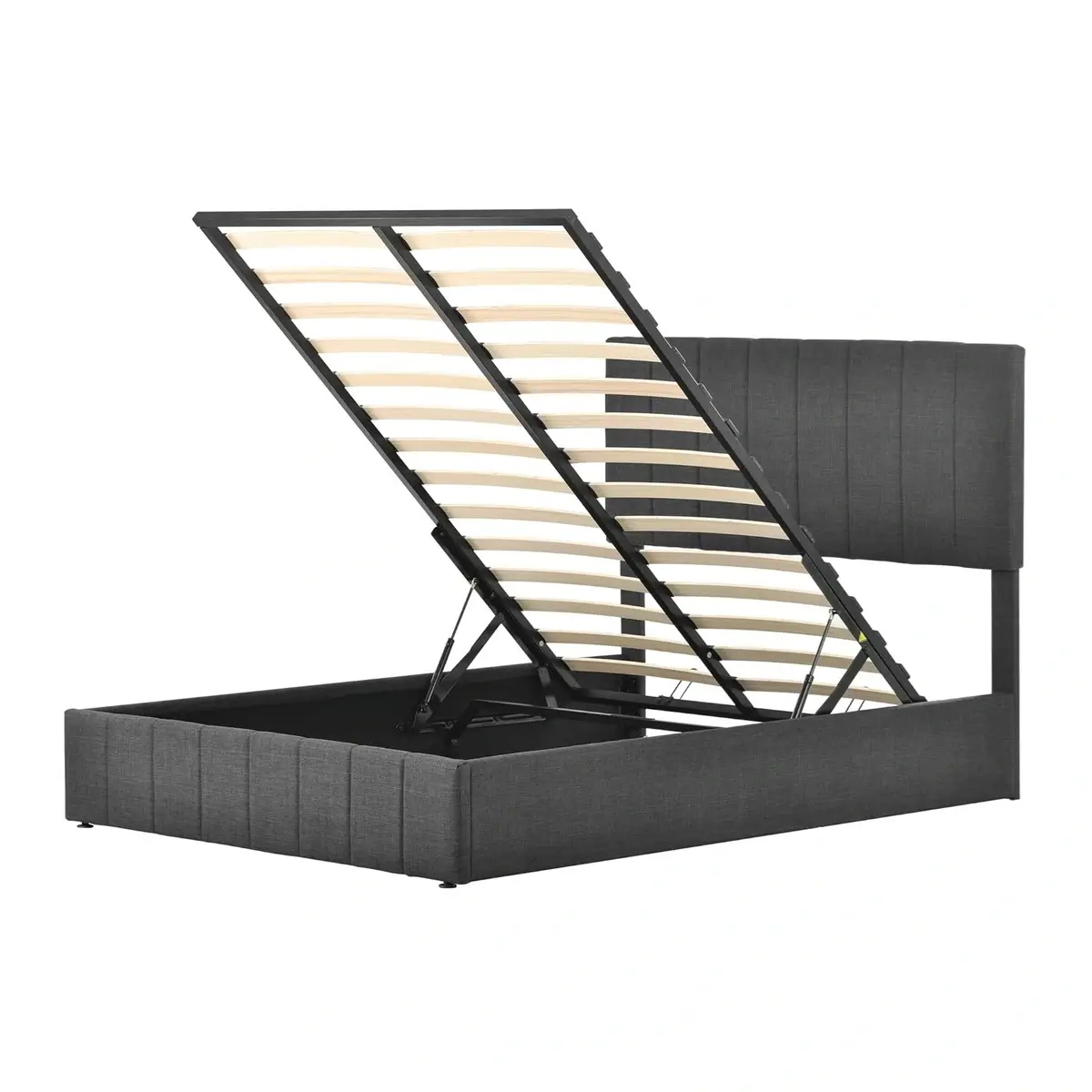 Lit double avec rangement – Confort optimal et design pratique pour un gain de place. – Image 6