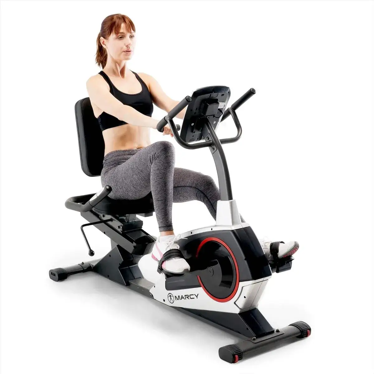 Recumbent Stationary Bike – Magnetic Resistance and Superior Comfort for Home Workouts. – Image 2