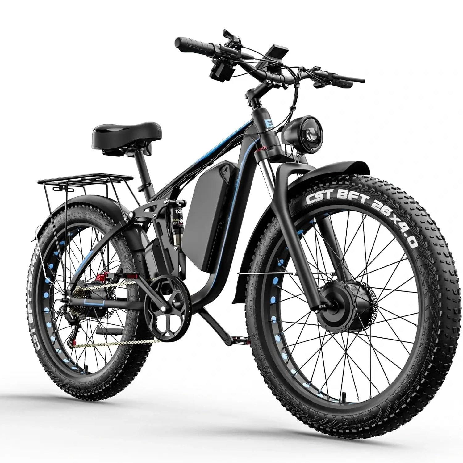 Vélo électrique tout terrain double moteur 160 NM pour une puissance maximale – Image 2